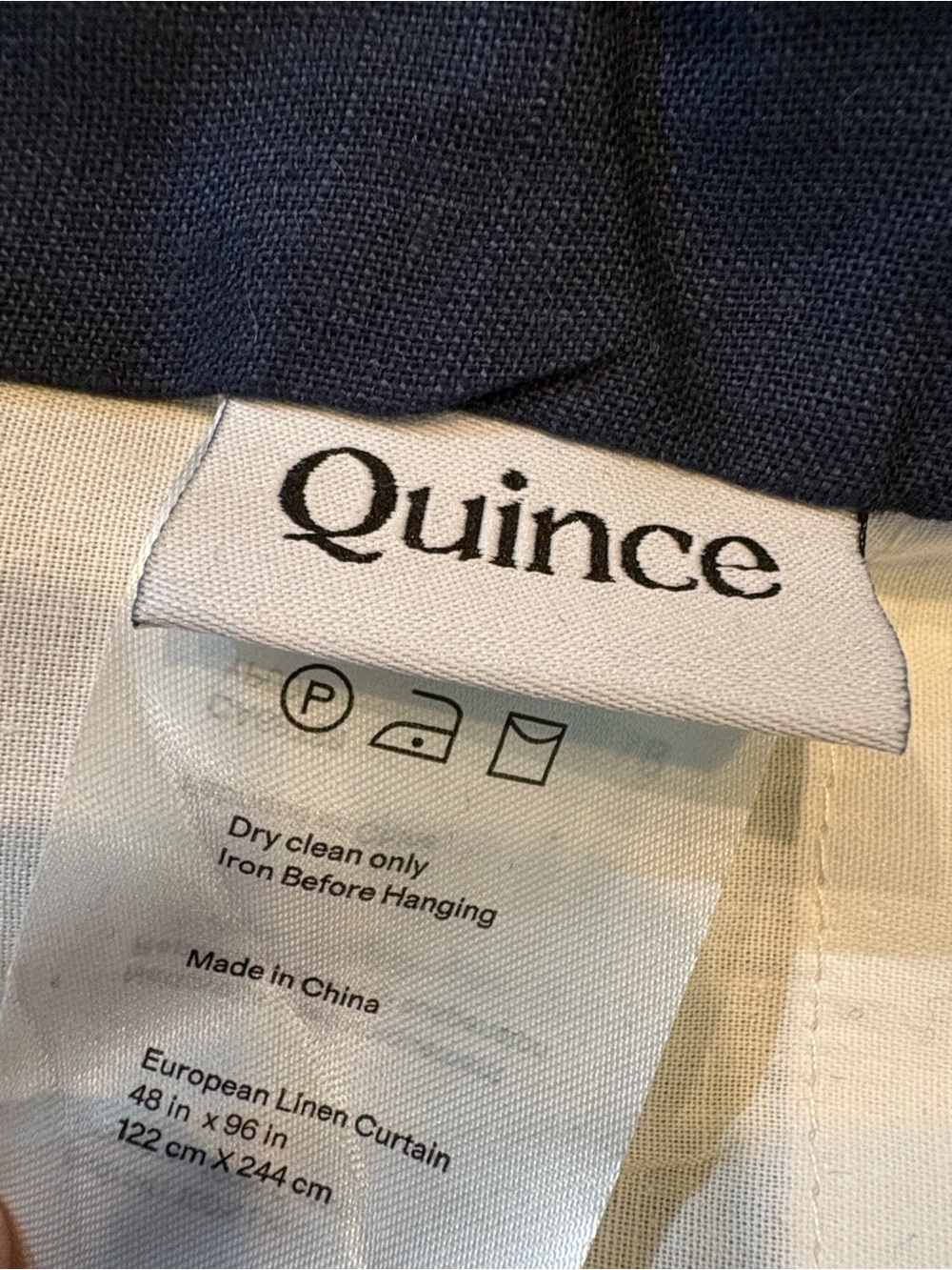 Quince European Linen Curtain - Single Panel - Picture 8 of 8